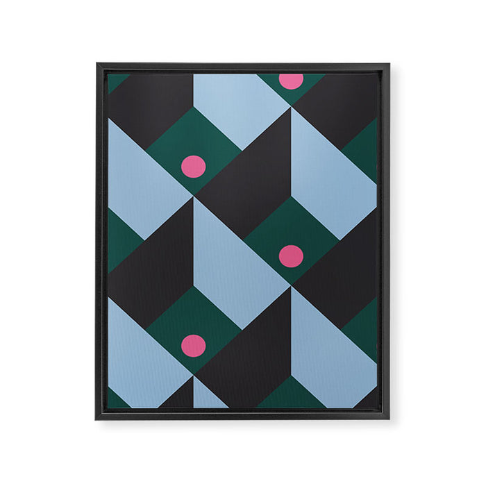 BAUHAUS POP COPENHAGEN Framed Canvas Print Gallery Image 1