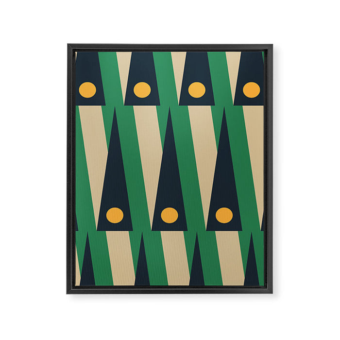 BAUHAUS POP PRAGUE Framed Canvas Print Gallery Image 1