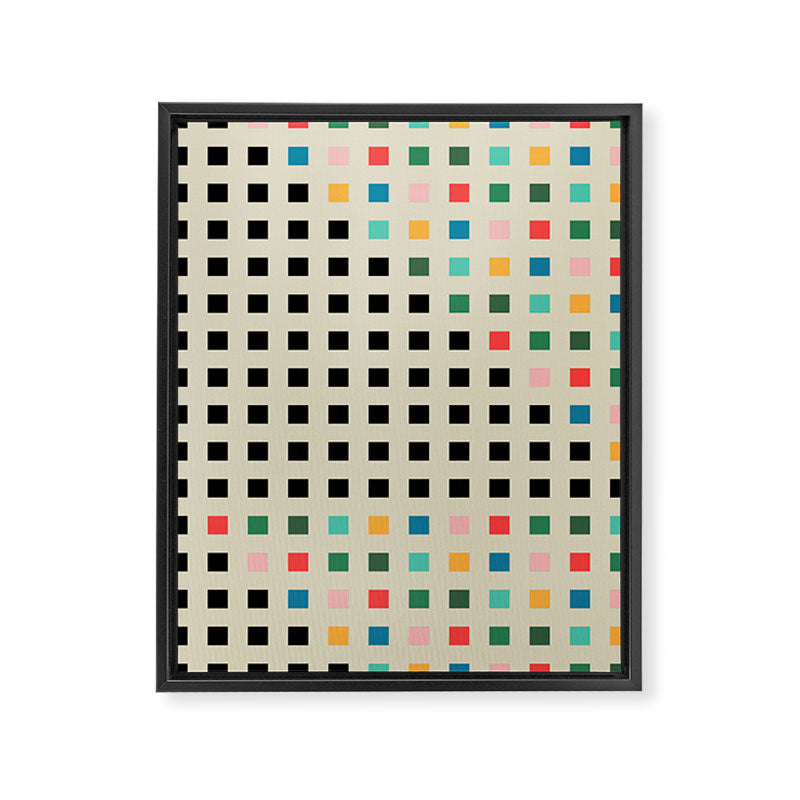 BAUHAUS POP VALENCIA Framed Canvas Print Gallery Image 8