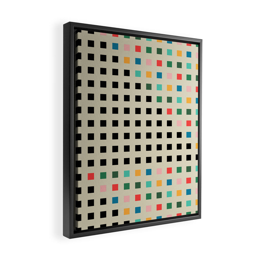 BAUHAUS POP VALENCIA Framed Canvas Print Gallery Image 2