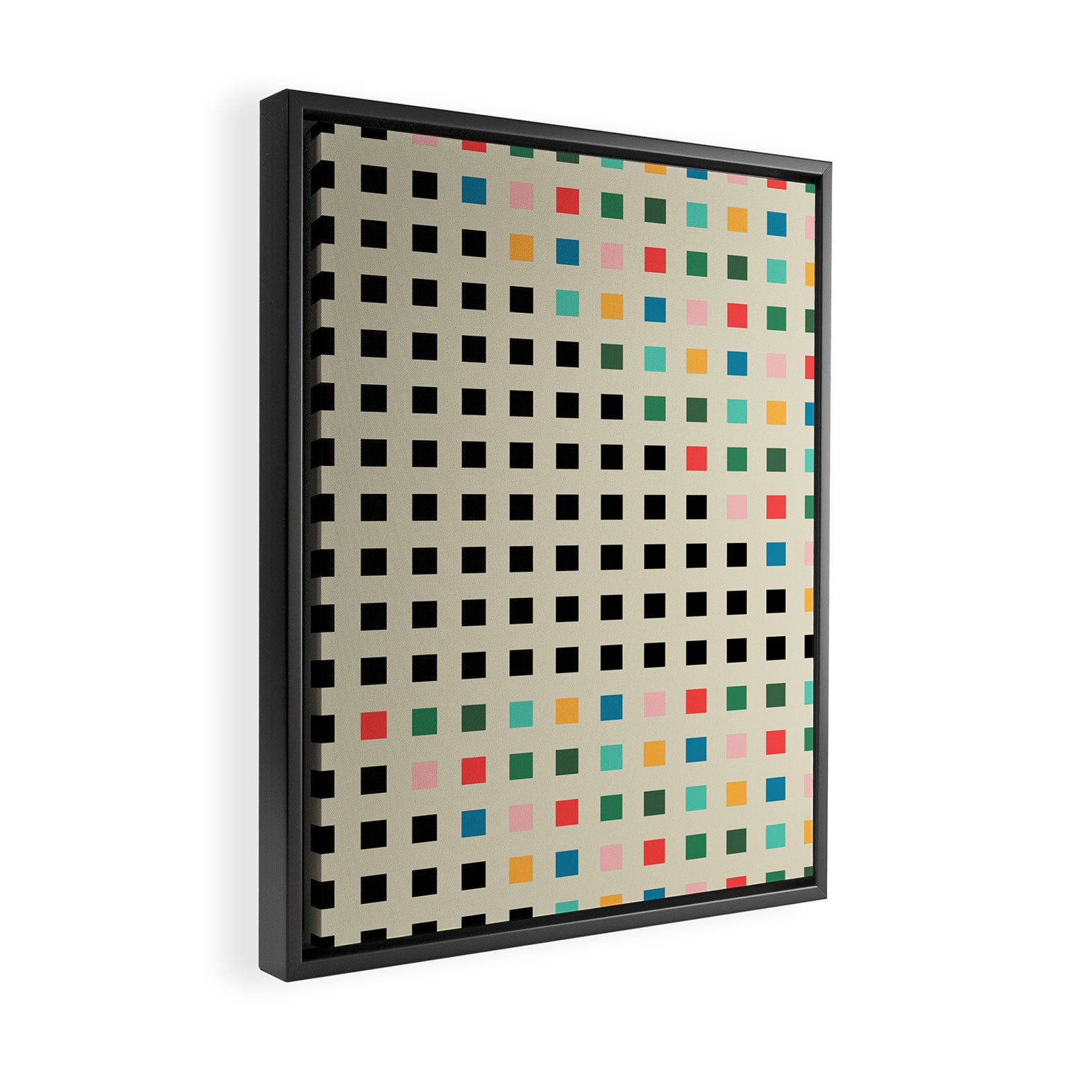 BAUHAUS POP VALENCIA Framed Canvas Print Gallery Image 2