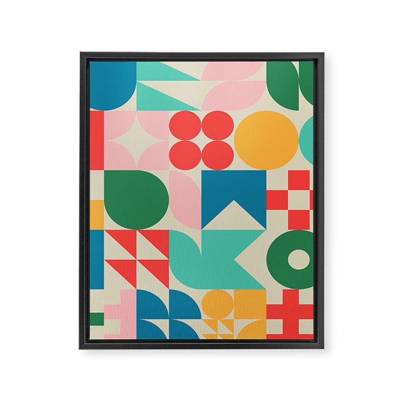 BAUHAUS POP VIENNA Framed Canvas Print Gallery Image 8