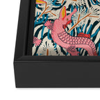 BAZAAR COSMICA GATOR Framed Canvas Print Gallery Image 3