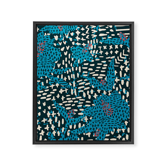 BAZAAR COSMICA PRARIE Framed Canvas Print Gallery Image 1