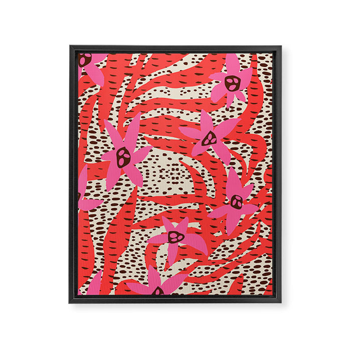 BAZAAR FETE WILD Framed Canvas Print Gallery Image 1