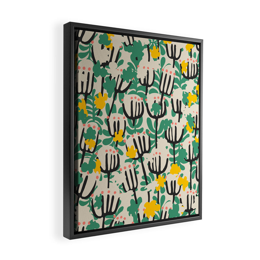 BAZAAR MAXIMA BLOSSOM Framed Canvas Print Gallery Image 2
