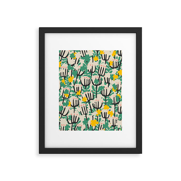 BAZAAR MAXIMA BLOSSOM Framed Art Print Gallery Image 1