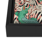 BAZAAR MAXIMA GATOR Framed Canvas Print Gallery Image 3