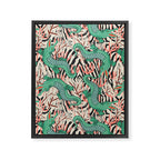 BAZAAR MAXIMA GATOR Framed Canvas Print Gallery Image 8