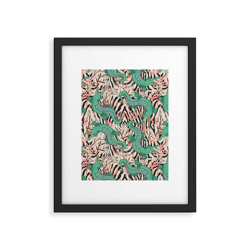 BAZAAR MAXIMA GATOR Framed Art Print Gallery Image 6