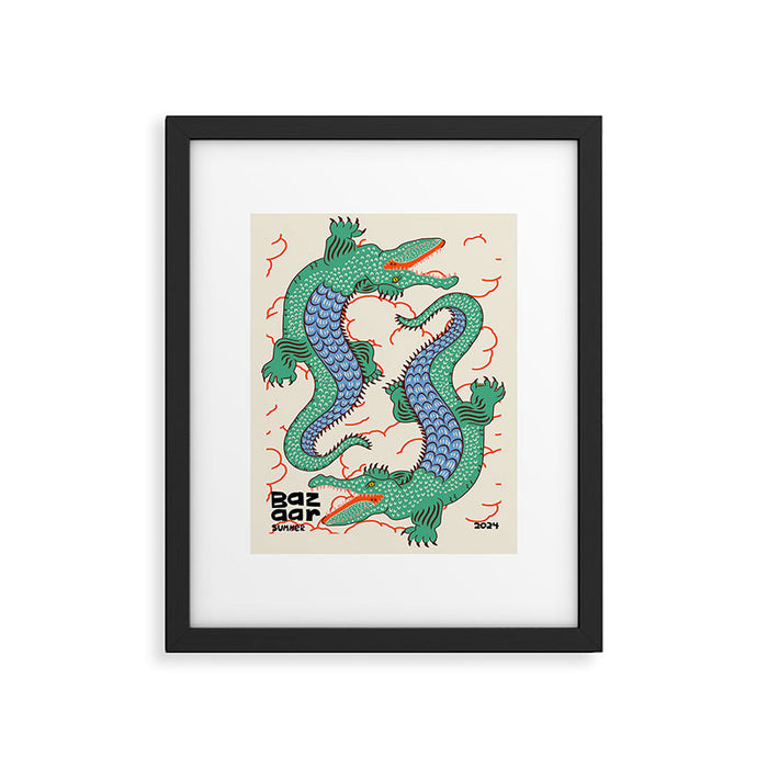 BAZAAR SUMMER Framed Art Print Gallery Image 1