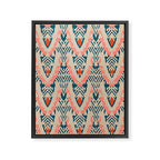 BENGAL CORA GEO Framed Canvas Print Gallery Image 8
