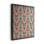 BENGAL CORA GEO Framed Canvas Print Gallery Image 2