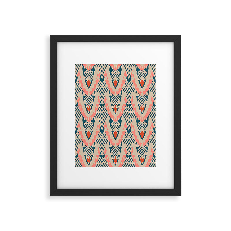 BENGAL CORA GEO Framed Art Print Gallery Image 6
