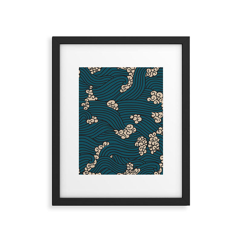BENGAL CORA WAVE Framed Art Print Gallery Image 6