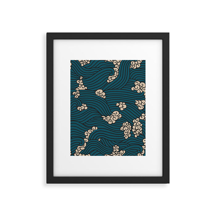 BENGAL CORA WAVE Framed Art Print Gallery Image 1