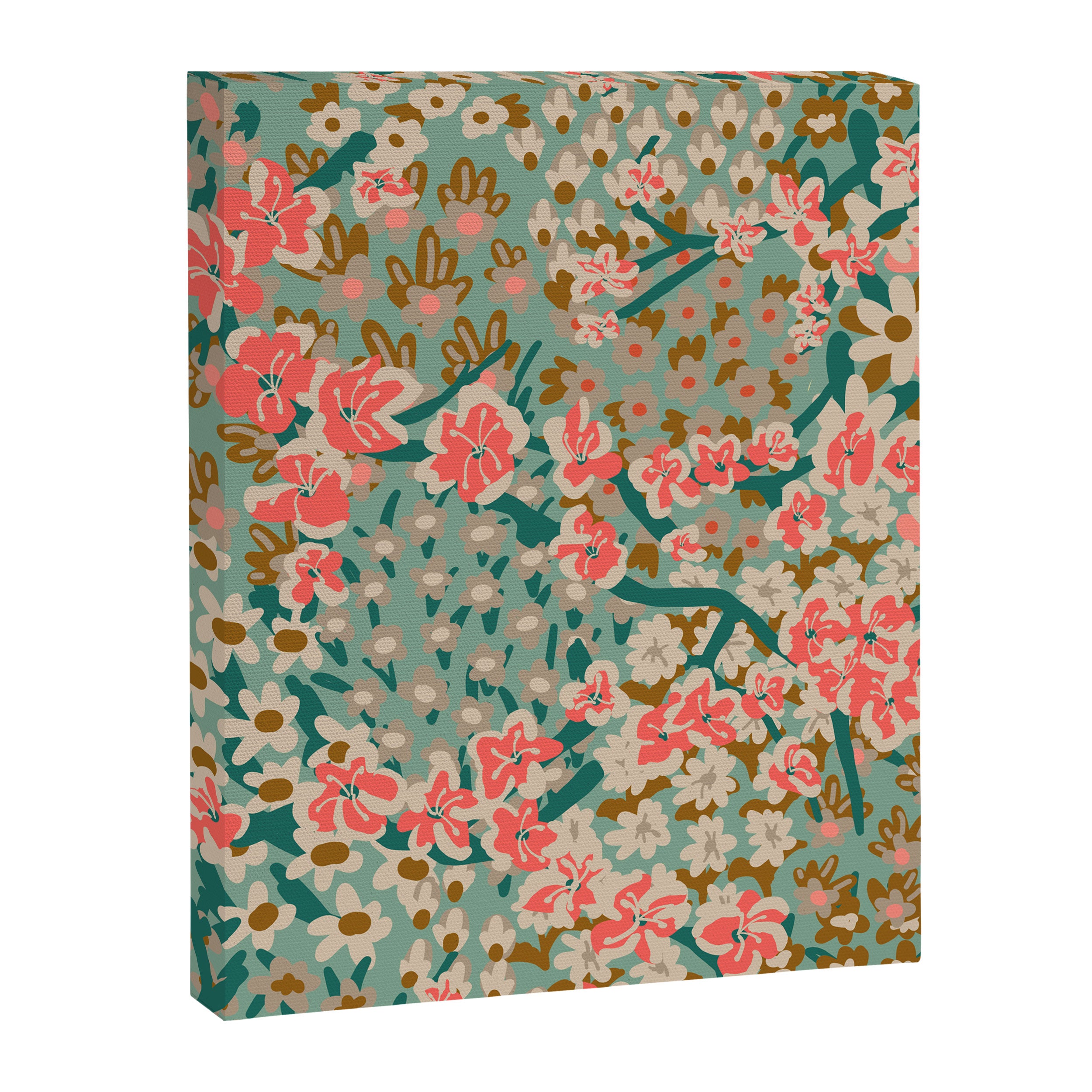 BENGAL KUMA FLORAL Canvas Print Gallery Image 8