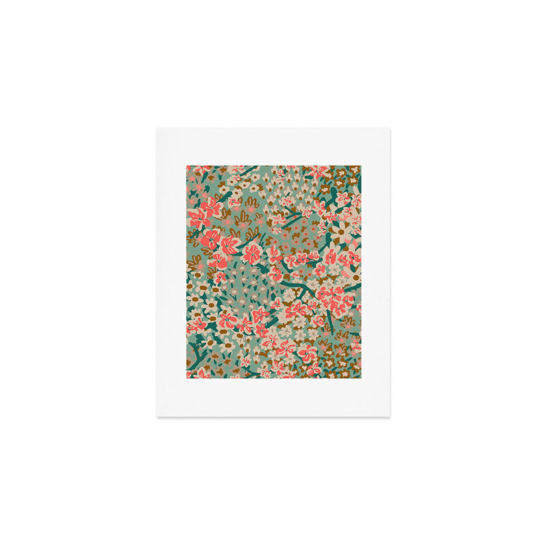 BENGAL KUMA FLORAL Art Print Gallery Image 1