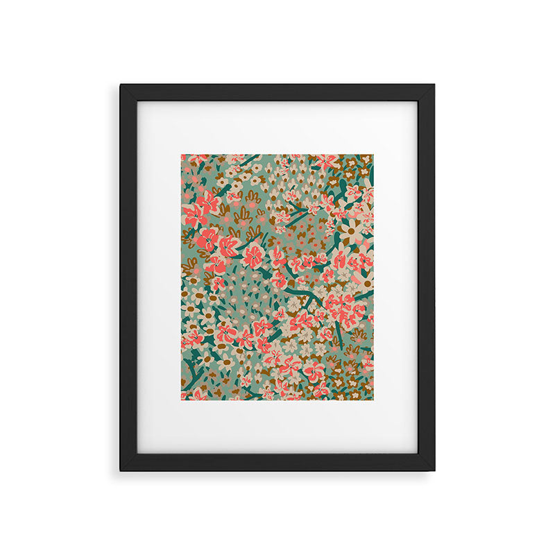BENGAL KUMA FLORAL Framed Art Print Gallery Image 6