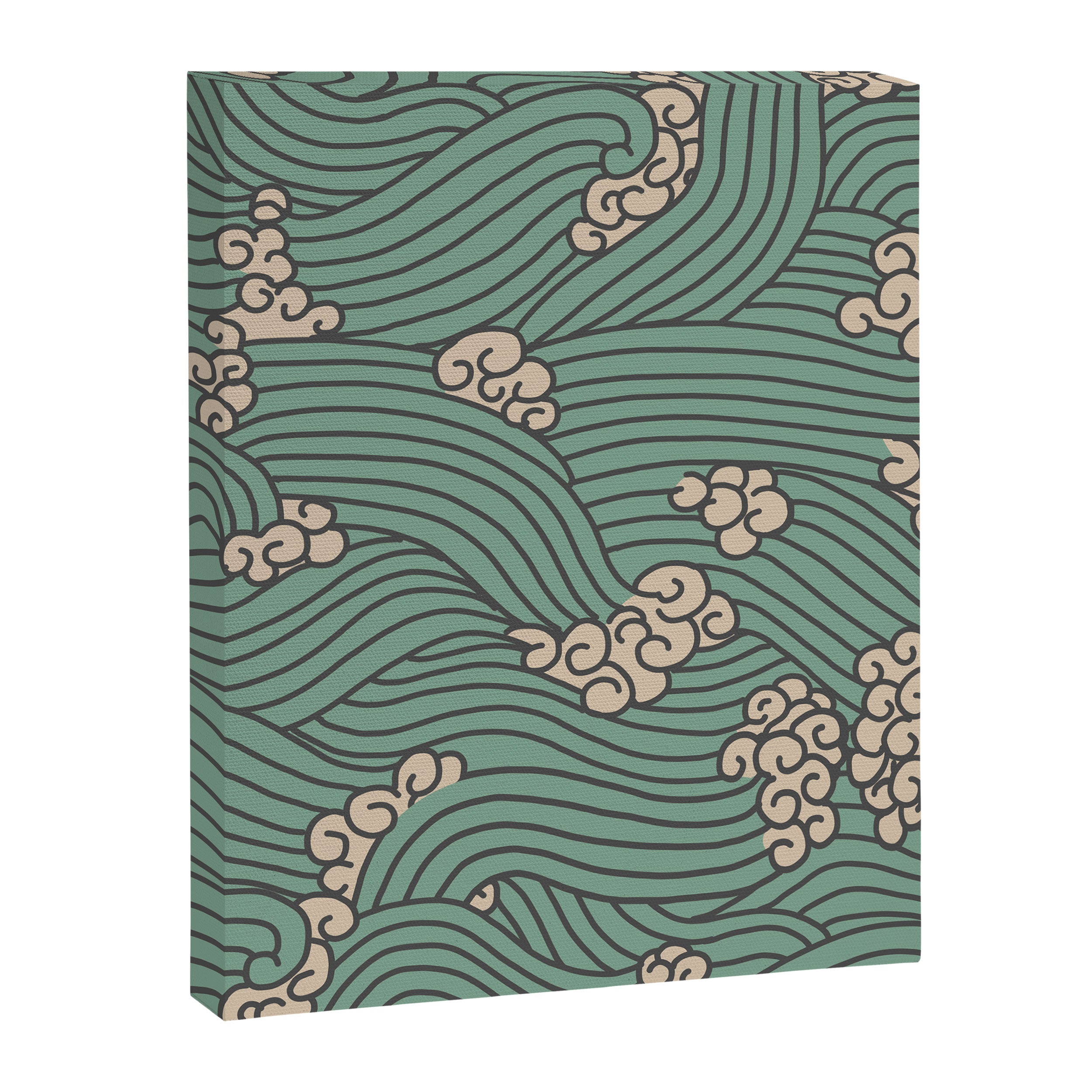 BENGAL KUMA WAVE Canvas Print Gallery Image 8