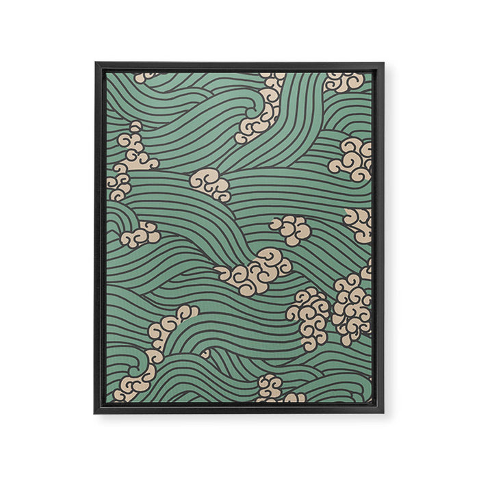 BENGAL KUMA WAVE Framed Canvas Print Gallery Image 1