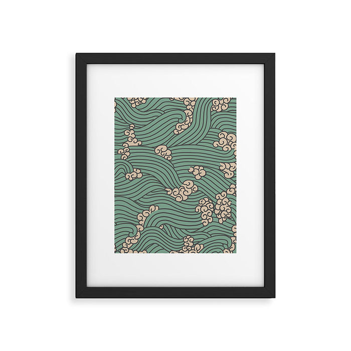 BENGAL KUMA WAVE Framed Art Print Gallery Image 1