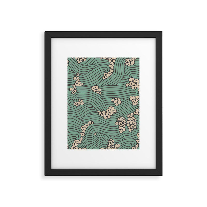 BENGAL KUMA WAVE Framed Art Print Gallery Image 6