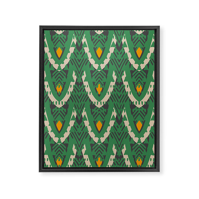 BENGAL MAYA GEO Framed Canvas Print Gallery Image 1