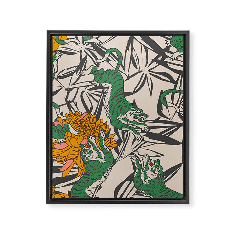 BENGAL MAYA TIGER Framed Canvas Print Gallery Image 8