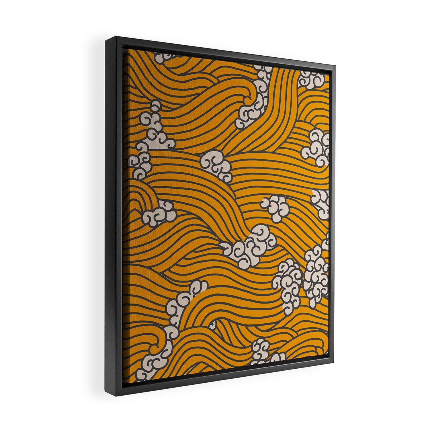 BENGAL MAYA WAVE Framed Canvas Print Gallery Image 2