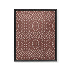 BOHO TILE CLAY Framed Canvas Print Gallery Image 8
