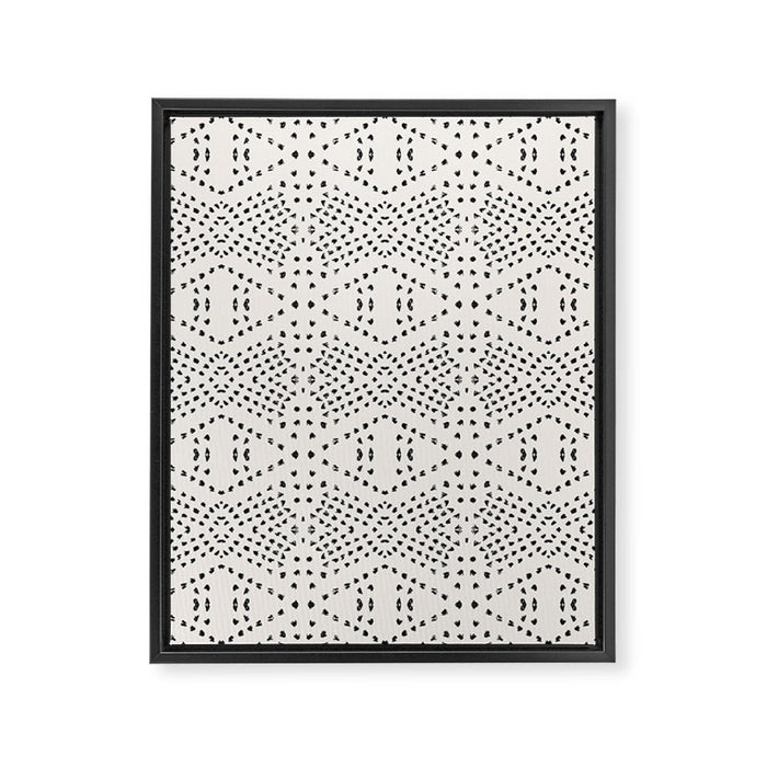 BOHO TILE Framed Canvas Print Gallery Image 1