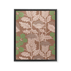 CELIE GARDEN  Inspired by PANTONE 17 1230 Mocha Mousse Framed Canvas Print Gallery Image 8