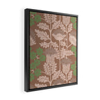 CELIE GARDEN  Inspired by PANTONE 17 1230 Mocha Mousse Framed Canvas Print Gallery Image 2
