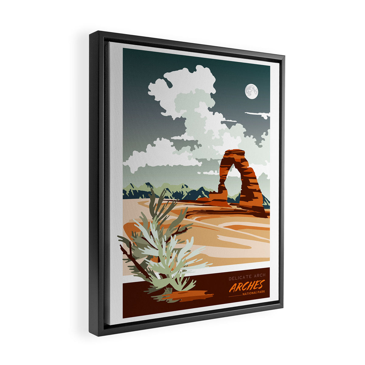 DELICATE ARCH MOAB UTAH Framed Canvas Print Gallery Image 2