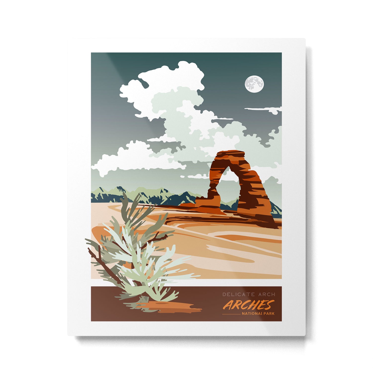 DELICATE ARCH MOAB UTAH Metal Print Gallery Image 4