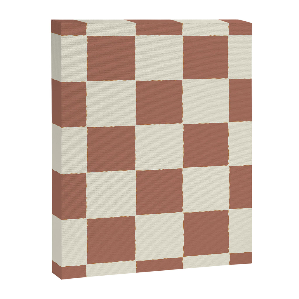 DESERT CHECKER CLAY Canvas Print Gallery Image 8