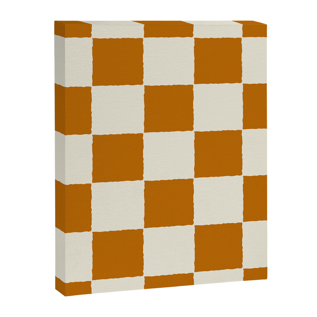 DESERT CHECKER GINGER Canvas Print Gallery Image 8