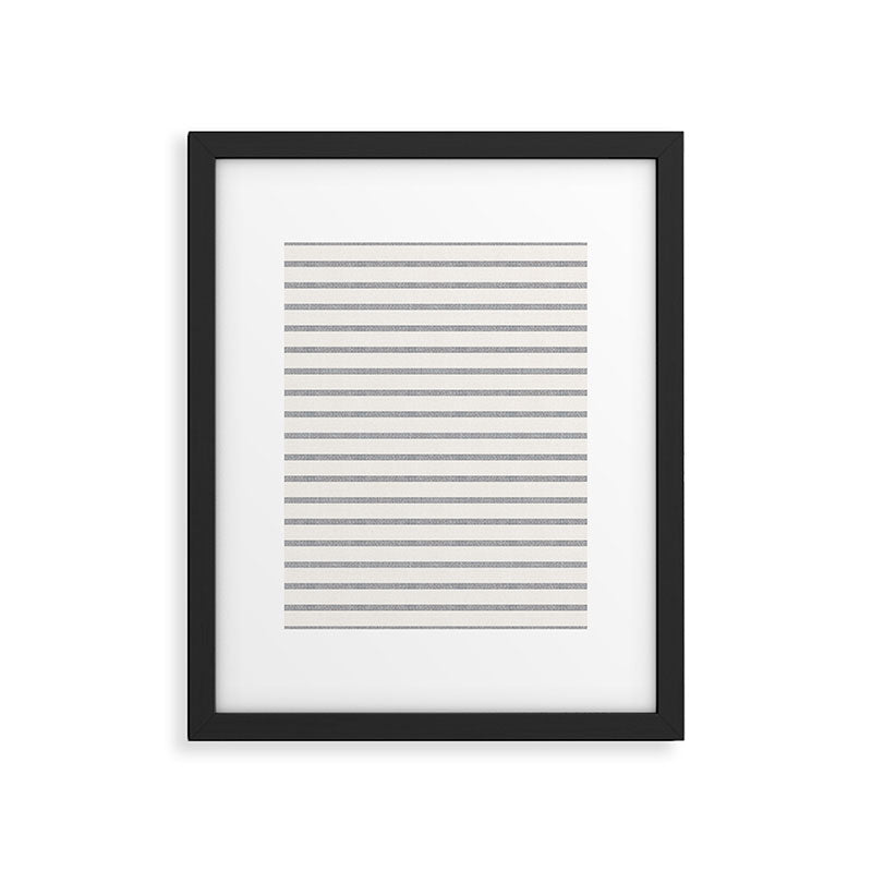 DHURBAN STRIPE Framed Art Print Gallery Image 4