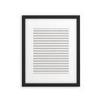 DHURBAN STRIPE Framed Art Print Gallery Image 4