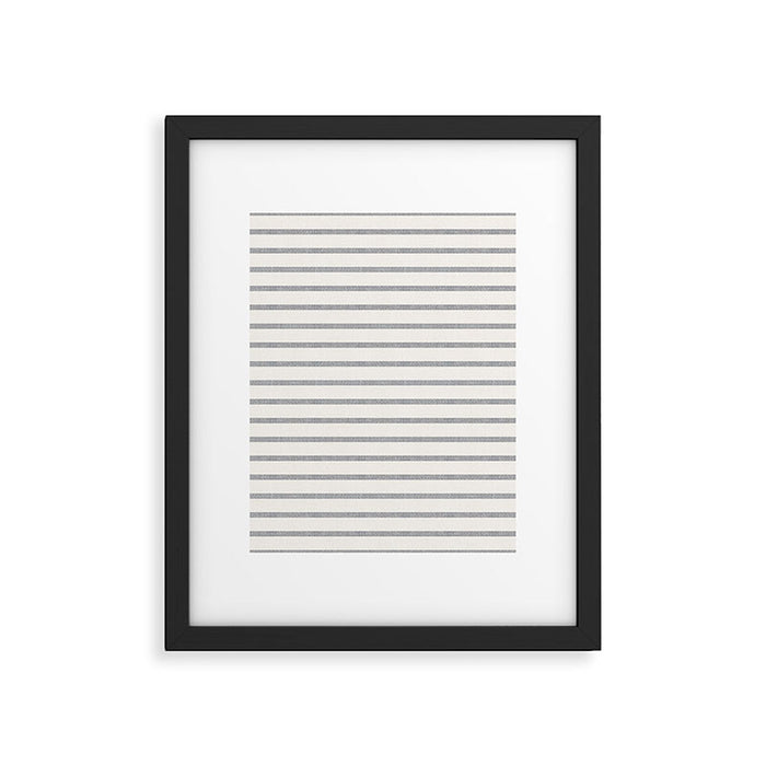 DHURBAN STRIPE Framed Art Print Gallery Image 1