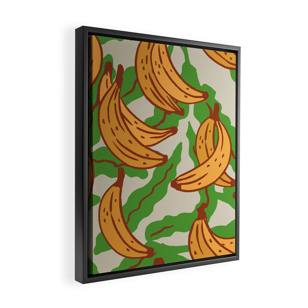FARMFOLK BANANA Framed Canvas Print Gallery Image 2