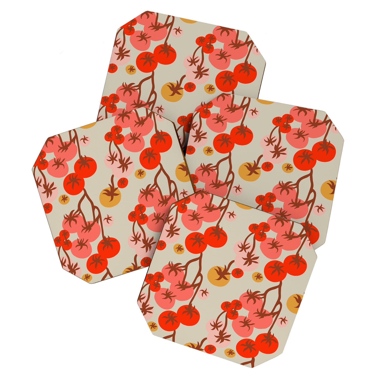 FARMFOLK TOMATO GARDEN Coaster Gallery Image 1