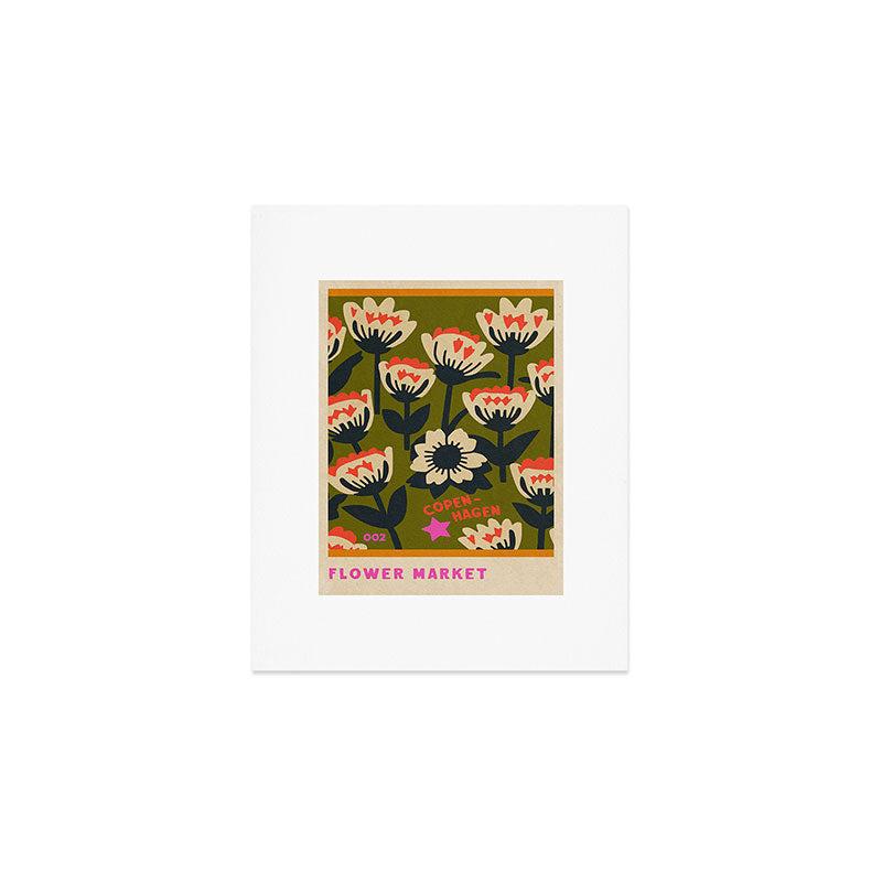 FLOWER MARKET COPENHAGEN Art Print Gallery Image 1