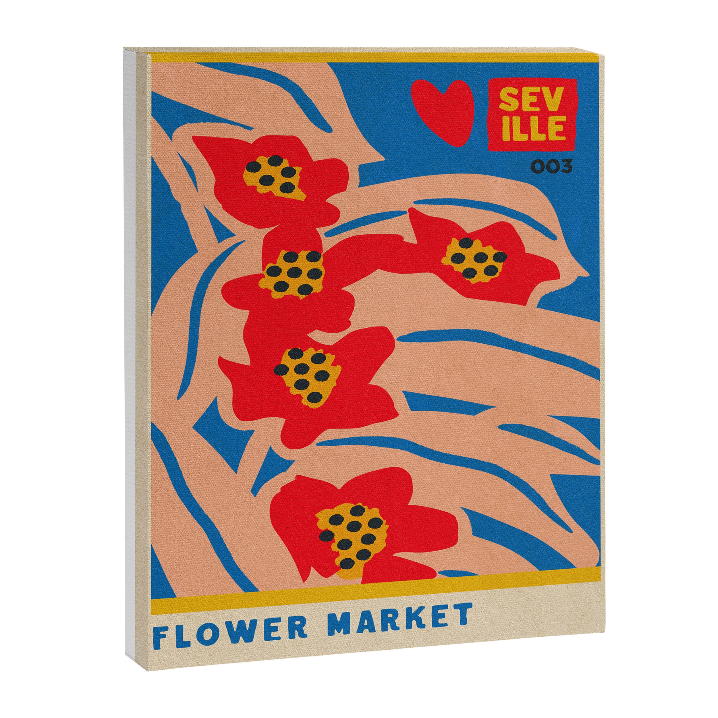FLOWER MARKET SEVILLE Canvas Print Gallery Image 6