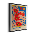 FLOWER MARKET SEVILLE Framed Canvas Print Gallery Image 2