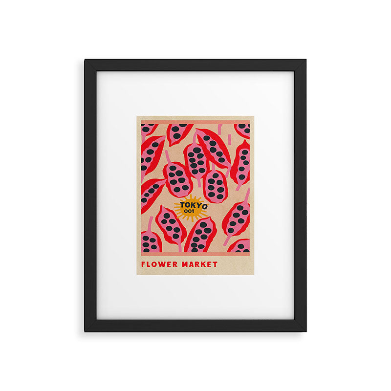 FLOWER MARKET TOKYO Framed Art Print Gallery Image 5