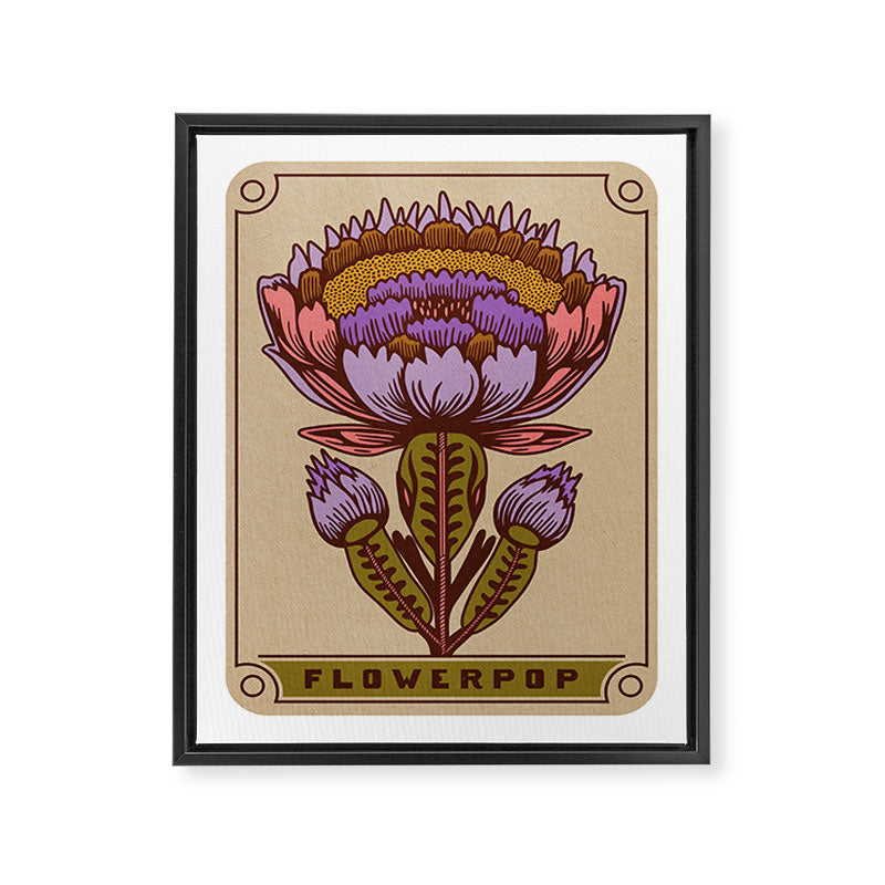 FLOWERPOP Framed Canvas Print Gallery Image 6