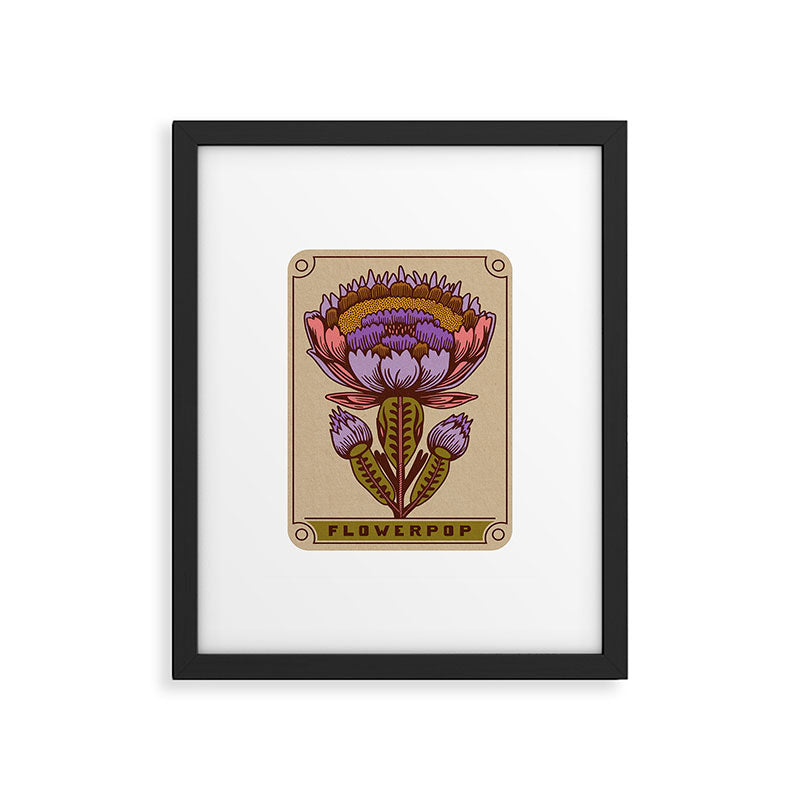 FLOWERPOP Framed Art Print Gallery Image 5