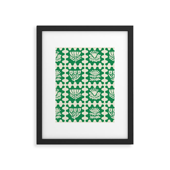 FOLKFLOWER FOREST Framed Art Print Gallery Image 1